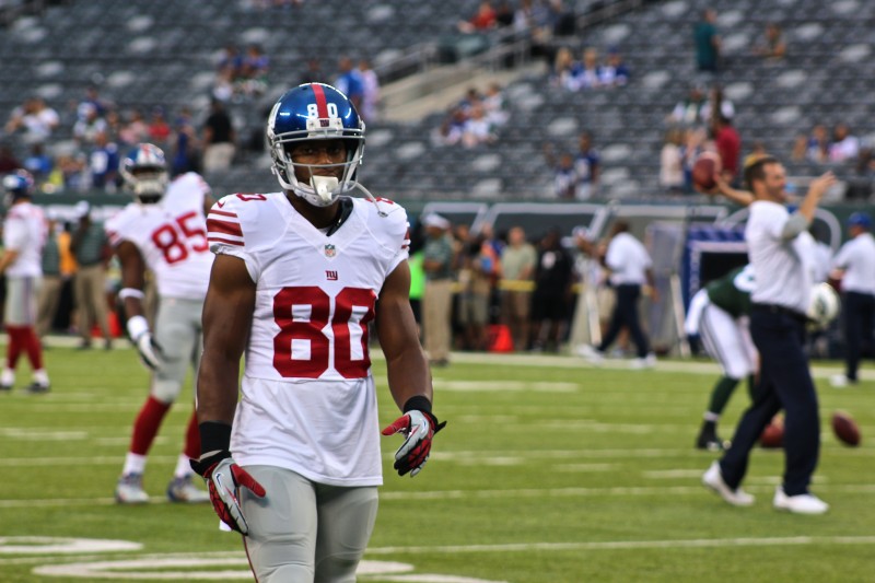 WR Victor Cruz made our list of Giants to target in your draft, but how much do we love him and how much do we hate him? Credit: BOBBY O'HARA/PureSportsNY