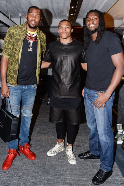 Kevin Durant, Kenneth Faried, Russell Westbrook