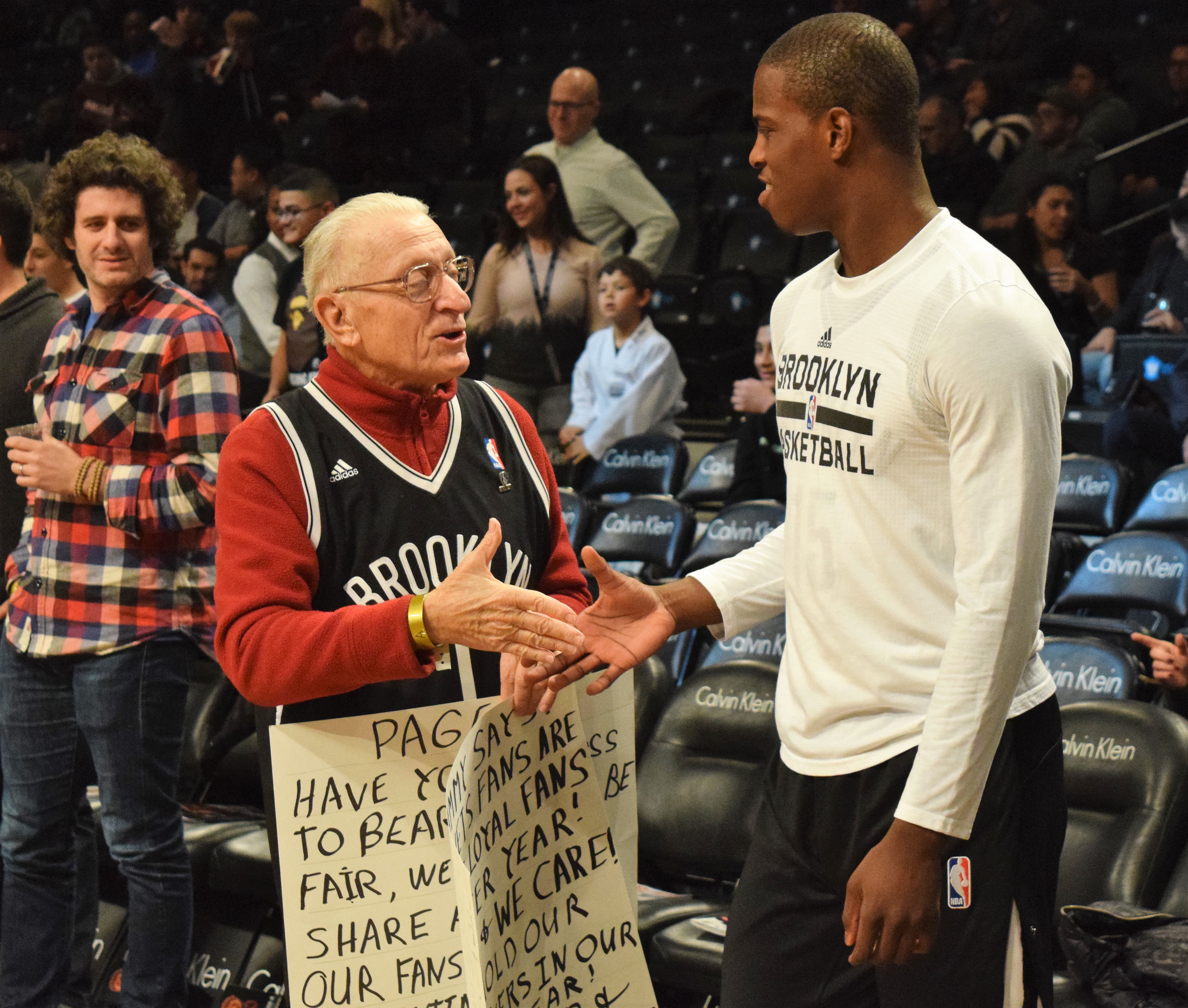(Photo Credit: Barry Holmes) Whitehead is really starting to fit in here in Brooklyn.