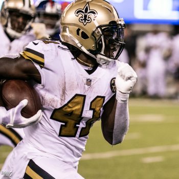 (Photo Credit: Bobby O'Hara) Kamara carried the Saints offense in the second half.